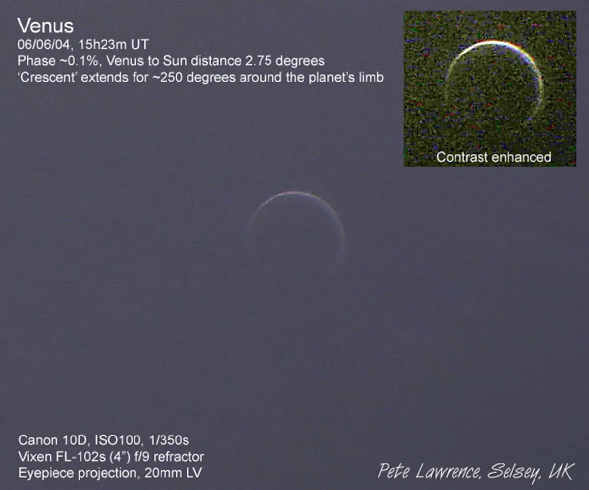 0.1% illuminated Venus