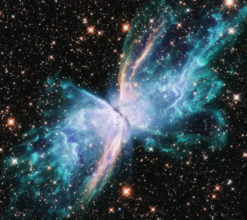 NGC 6302, Butterfly Nebula Hubble Space Telescope, 18 June 2020