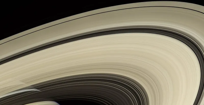 A view of Saturn's rings captured by the Cassini spacecraft. Credit: Source: NASA/JPL-Caltech/Space Science Institute