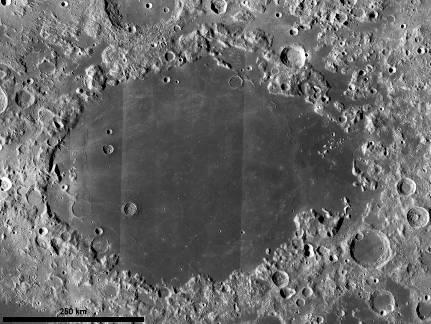 Mare Crisium Credit: NASA / Lunar Reconnaissance Orbiter