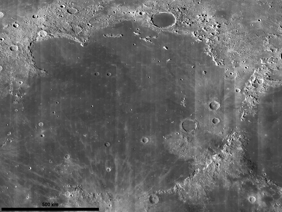 Mare Imbrium. Credit: NASA / Lunar Reconnaissance Orbiter