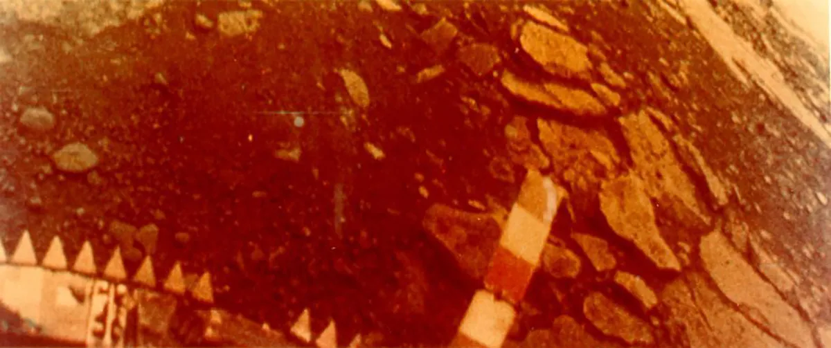 The surface of Venus, as seen by the Soviet Venera 13 probe