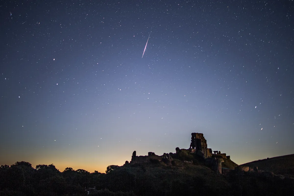 Shooting stars aren't really stars; they're dust from asteroids and comets burning up in our atmosphere. Credit: Dan Kitwood/Getty Images.