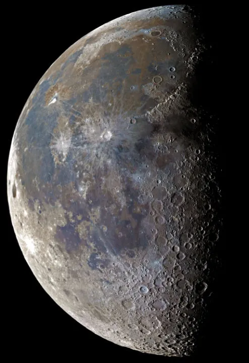 Mineral Moon Prabhakaran, Mleiha, United Arab Emirates, 15 February 2020. Equipment: ZWO ASI 290MC colour camera, GSO 16