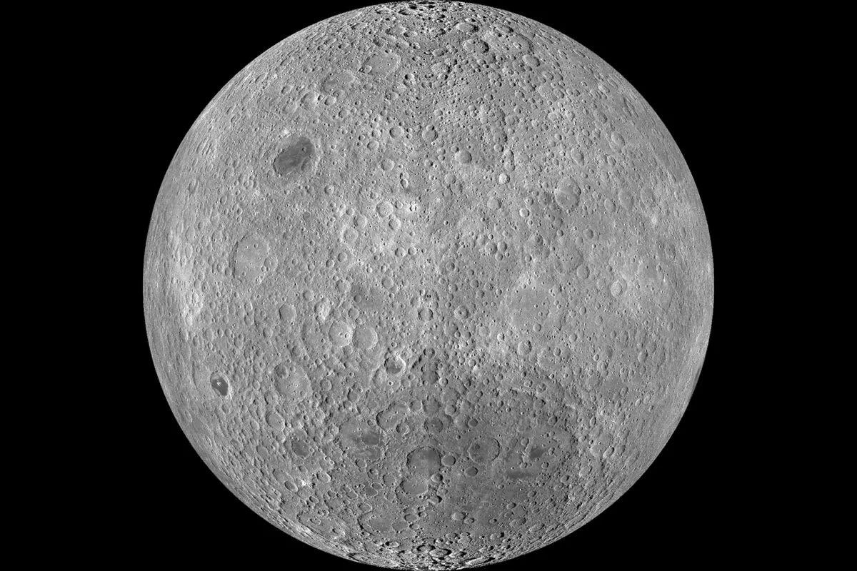 The far side of the Moon, as seen by the Lunar Reconnaissance Orbiter. Credit: Credit: NASA/Goddard/Arizona State University