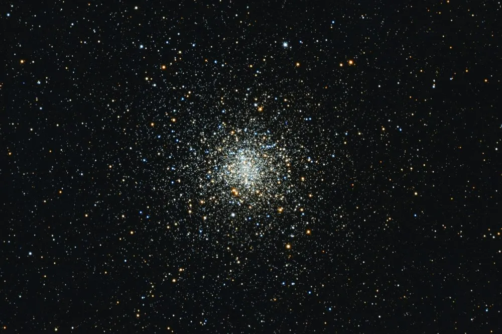 Globular cluster M4 will be hidden by the Moon in an event known as a lunar occultation on 23/24 May 2024. Credit: CEDIC Team, Herbert Walter / CCDGuide.com