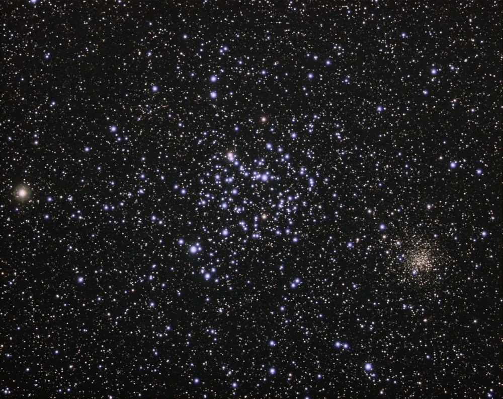 M35 is a sparkling example of the lesser known astronomy targets. Credit: Manfred Wasshuber.