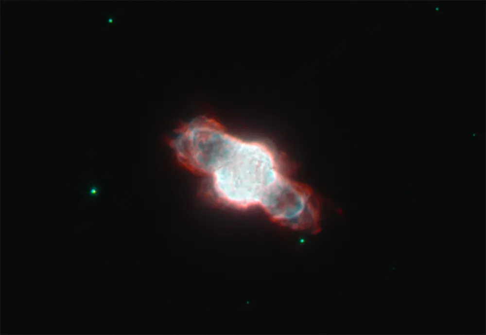 Planetary nebula NGC 6886, as seen by the Hubble Space Telescope. Credit: NASA/ESA Hubble