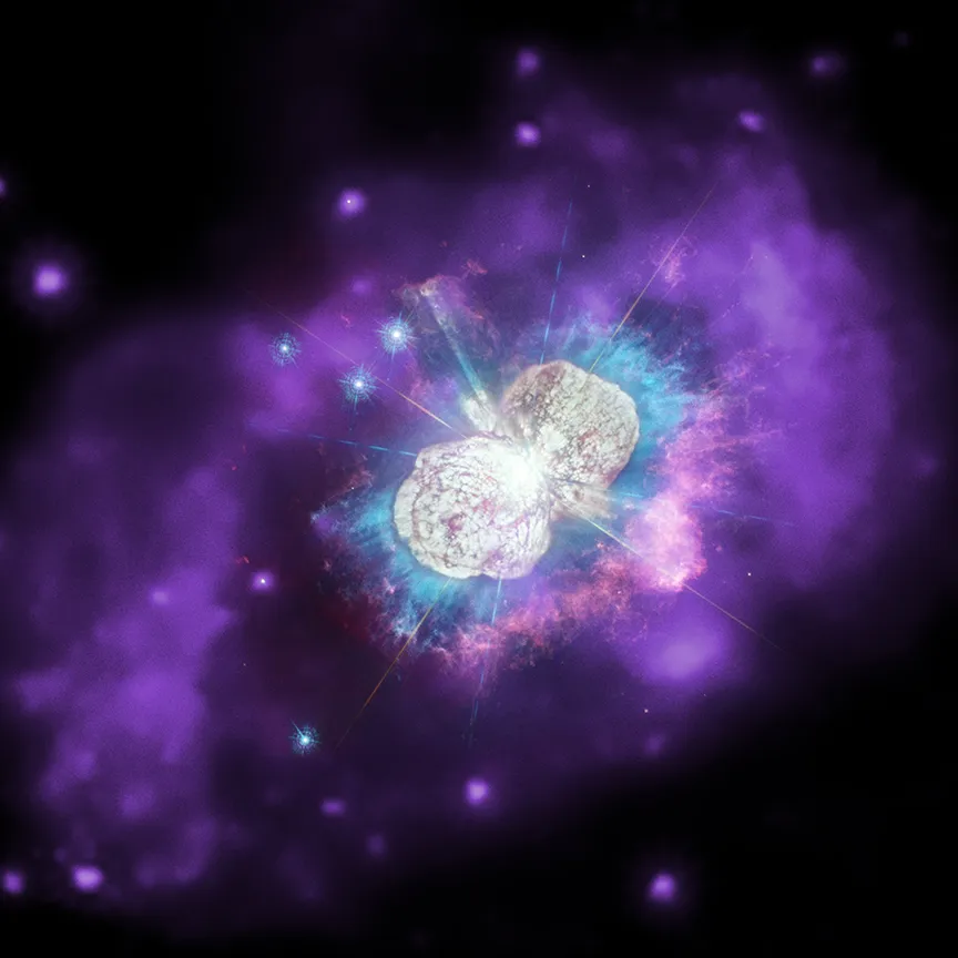 Chandra X-ray Observatory image of Eta Carinae