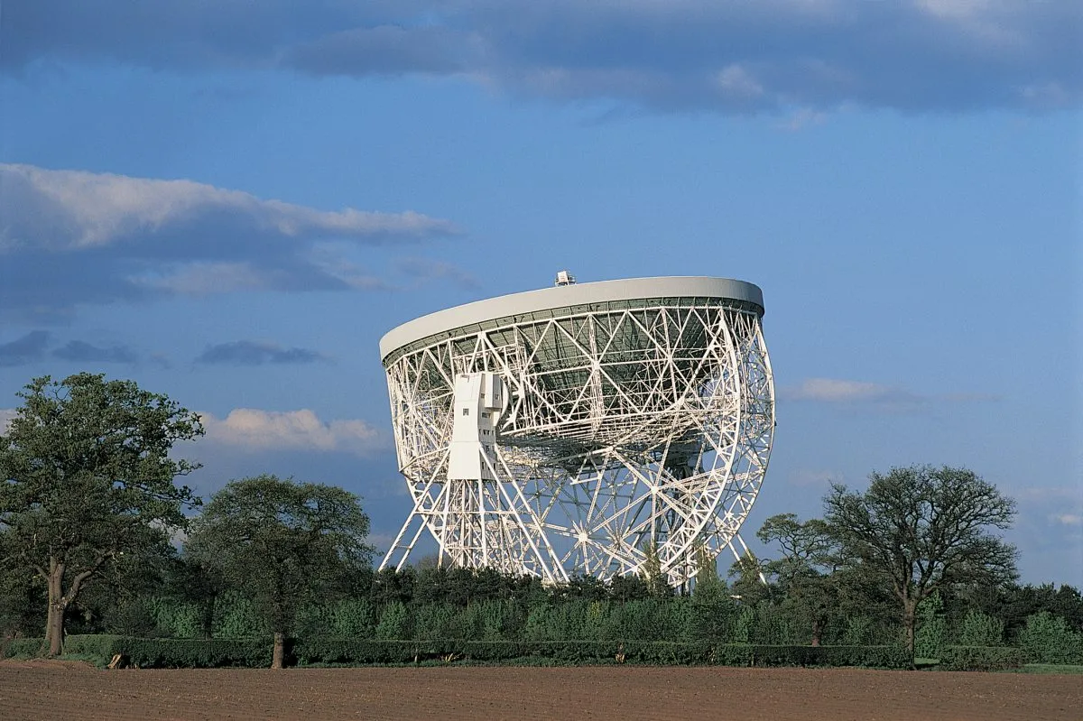 The Lovell Telescope at Jodrell Bank Observatory, Cheshire. Credit: Travel Ink / Getty Images