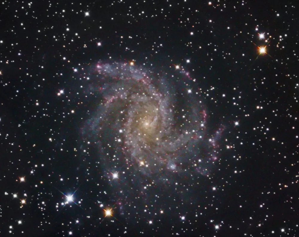 NGC 6946 The Fireworks Galaxy. Credit: Manfred Wasshuber / CCDGuide.com
