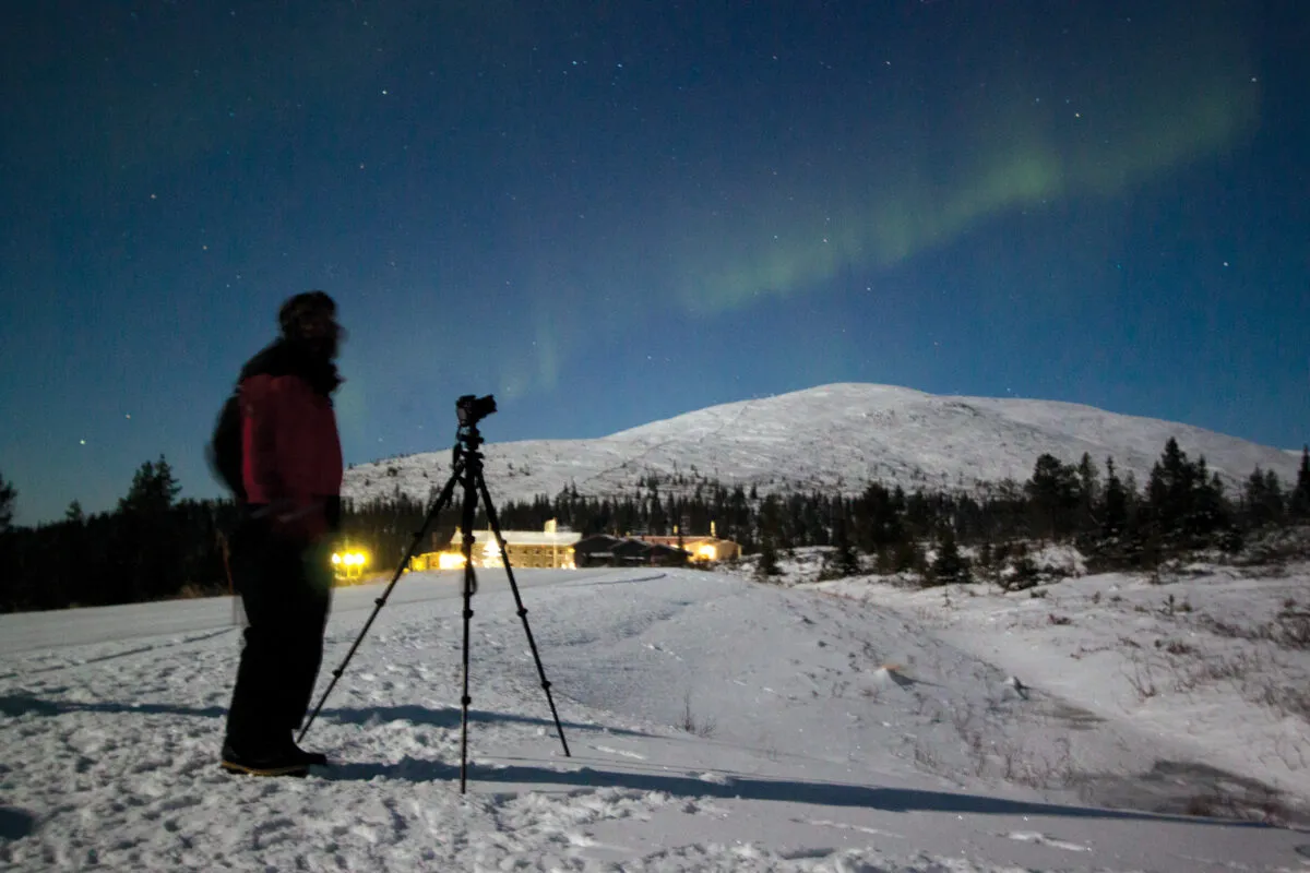 Photographing the aurora