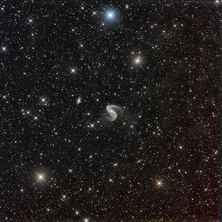 The Meathook Galaxy, NGC 2442 Dan Crowson, via El Sauce Observatory, Chile, March and April 2020. Equipment: FLI PL 16803 mono CCD camera, ASA 500N Newtonian, ASA DDM85 mount