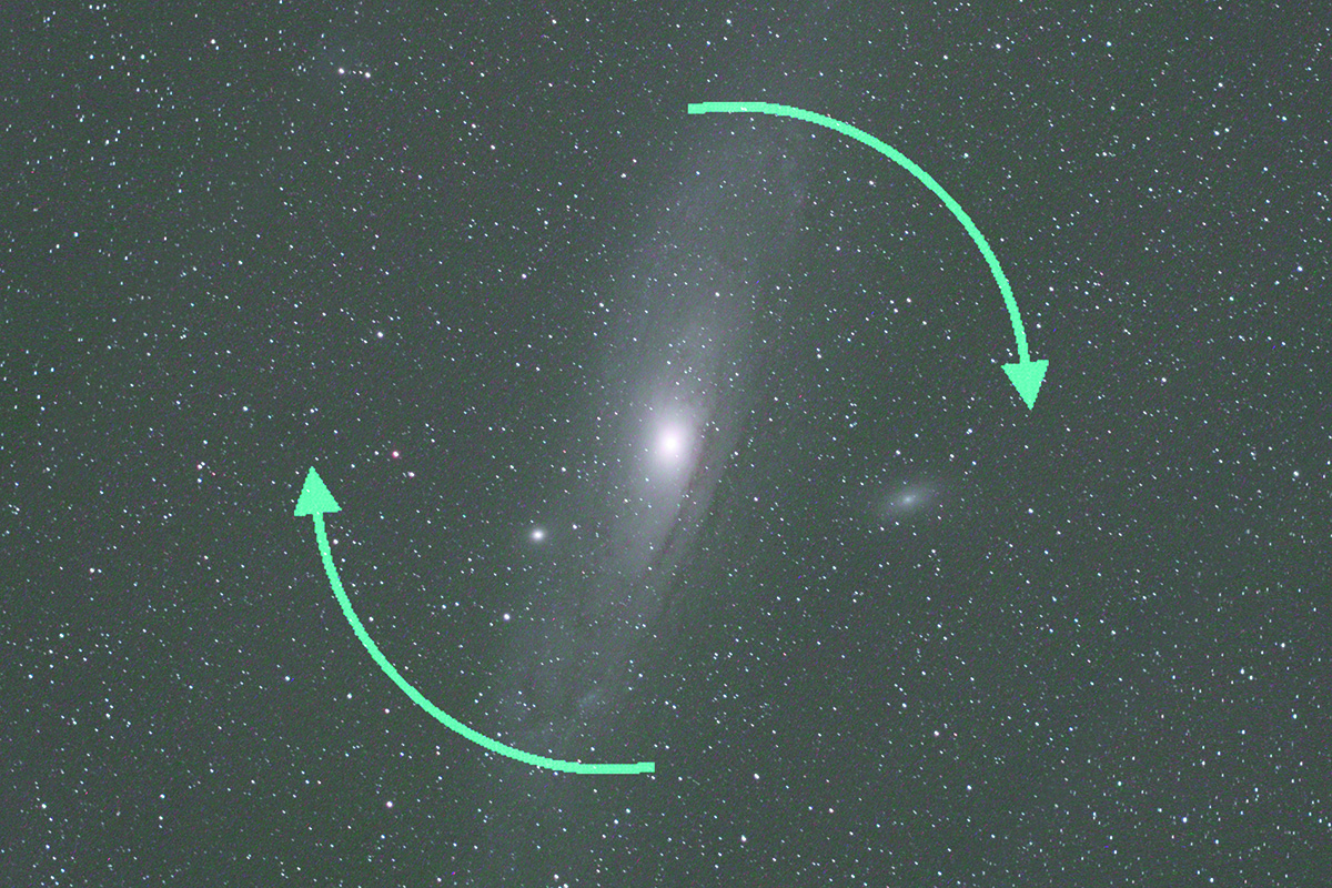 How to photograph the Andromeda Galaxy with a DSLR camera. Credit: Pete Lawrence