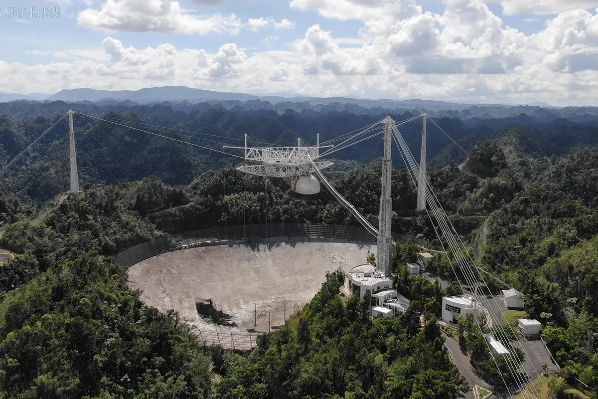 Arecibo Observatory. Credit: NSF / University of Central Florida