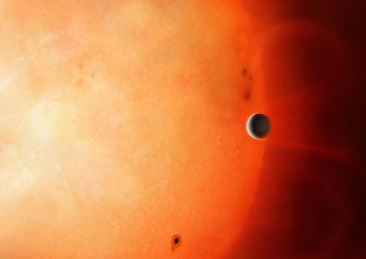 Exoplanet TOI 849b. Credit: University of Warwick/Mark Garlick