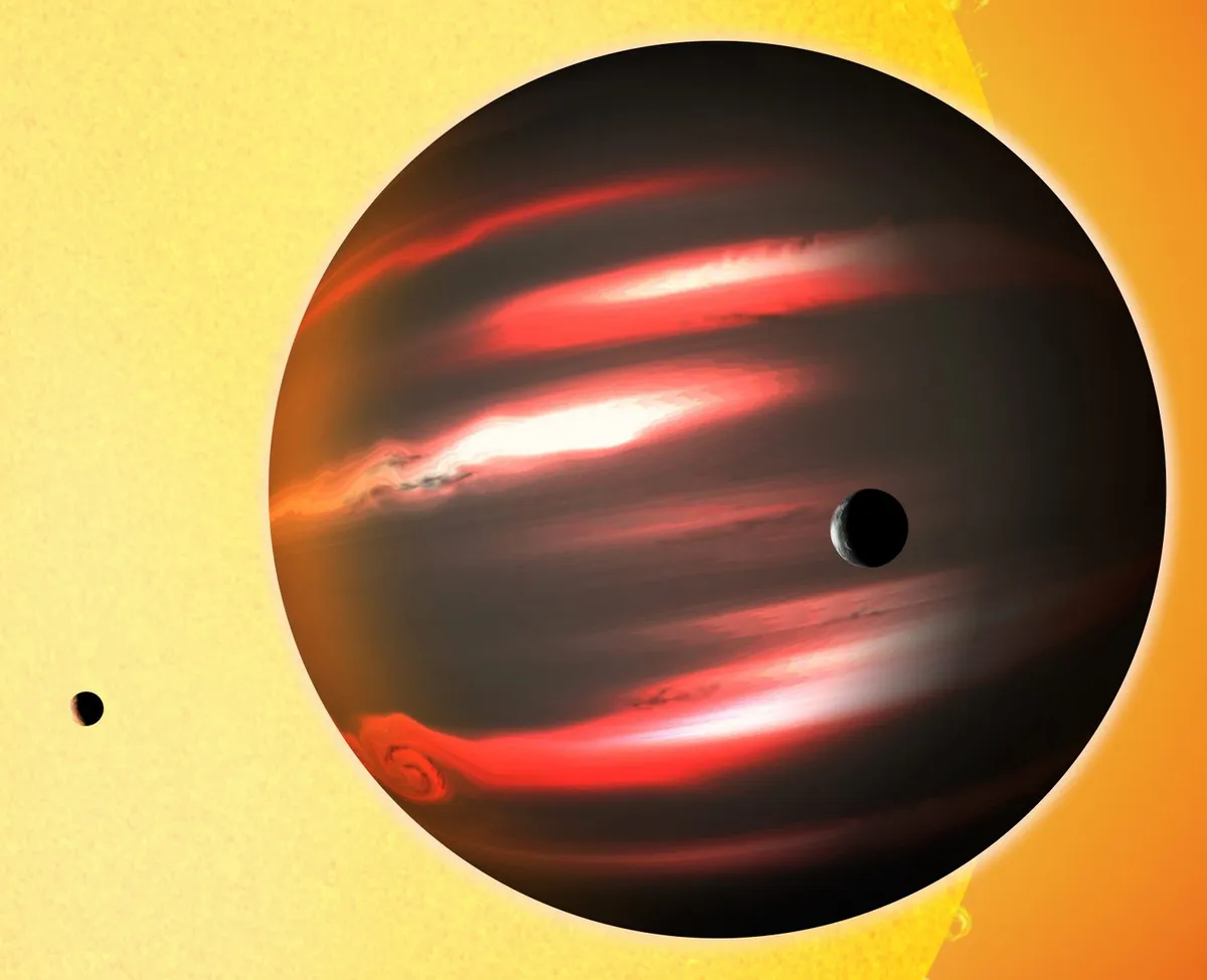Exoplanet TrES-2b. Credit: David A. Aguilar (CfA)