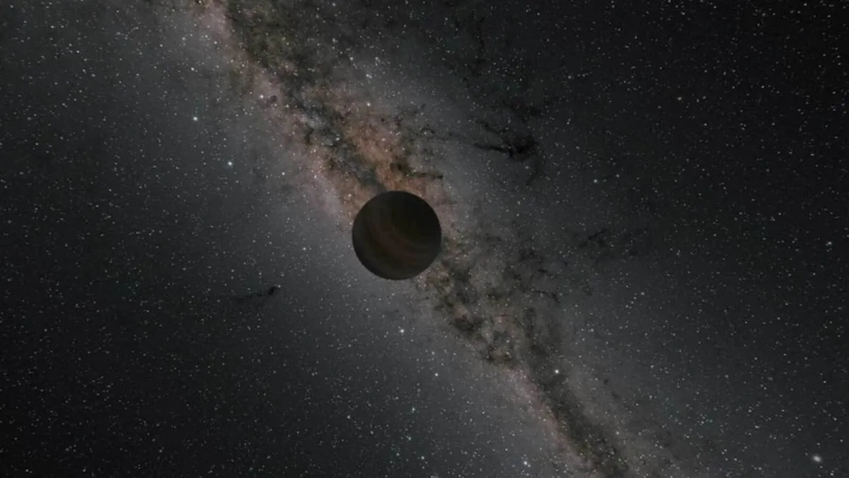 An artist's illustration showing a rogue planet traveling through space. Credit: NASA/JPL-Caltech/R. Hurt (Caltech-IPAC)
