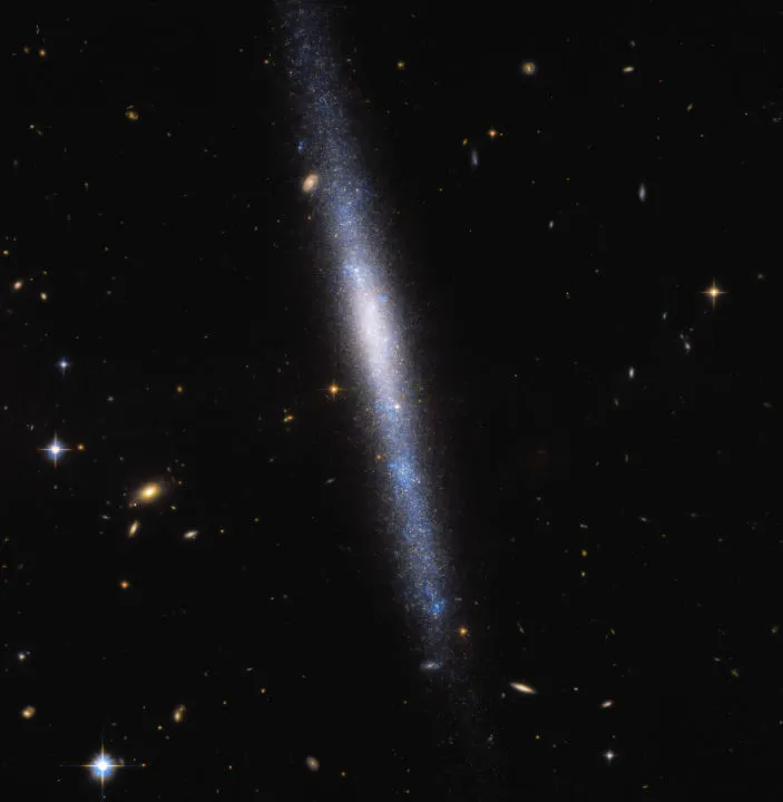 Galaxy UGCA 193 in Sextans HUBBLE SPACE TELESCOPE, 2 NOVEMBER 2020. Credit: ESA/Hubble & NASA, R. Tully; CC BY 4.0 - Acknowledgement: Gagandeep Anand