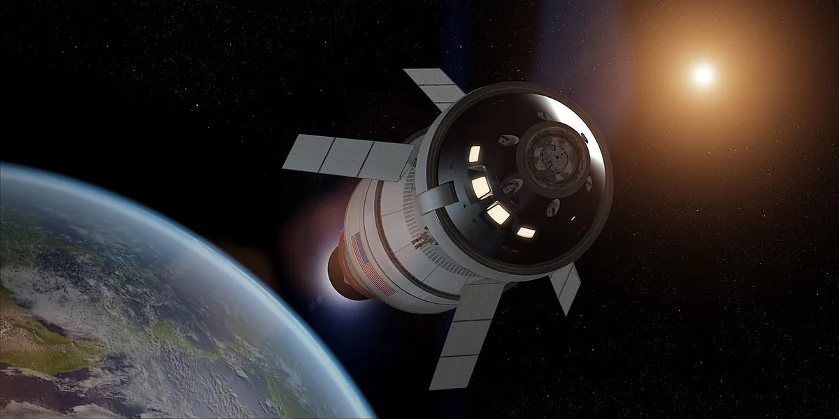 Artist’s impression of the Orion spacecraft. Credit: NASA