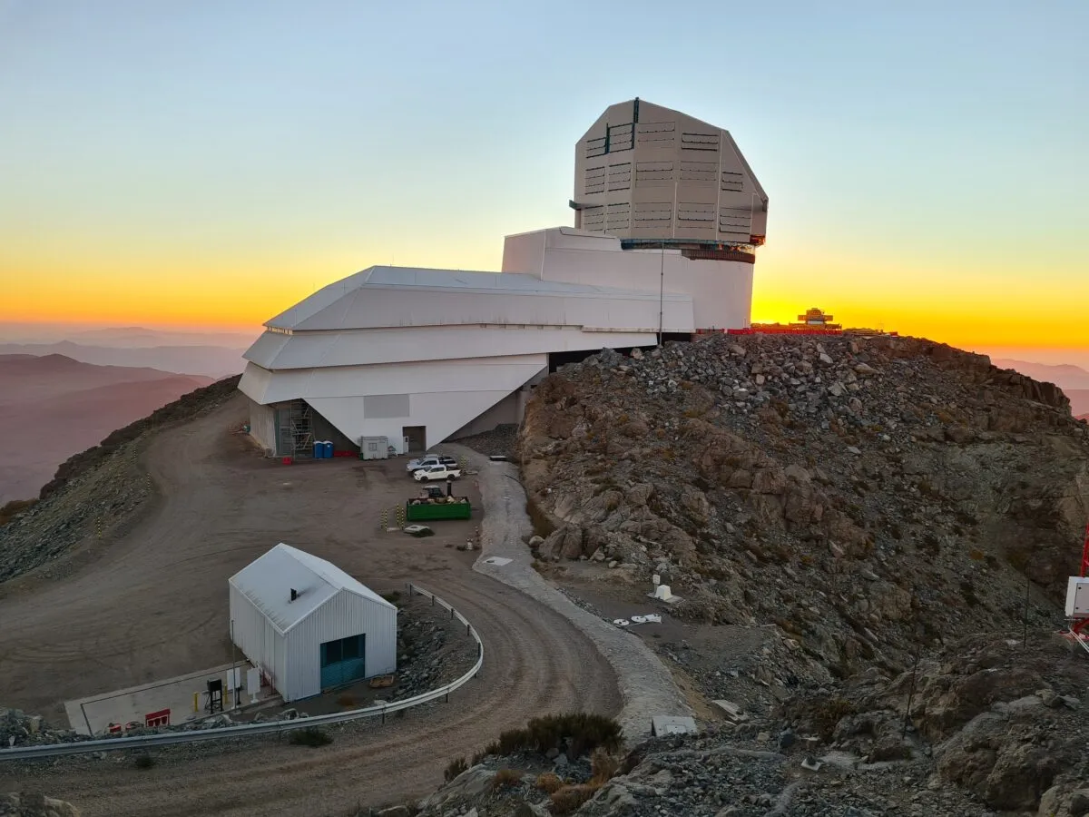 Twilight at the Rubin Observatory, April 2021. Credit: Rubin Obs/NSF/AURA