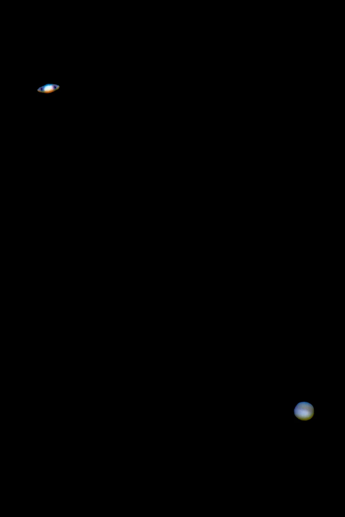 Great Conjunction image close up, 20 December 2020