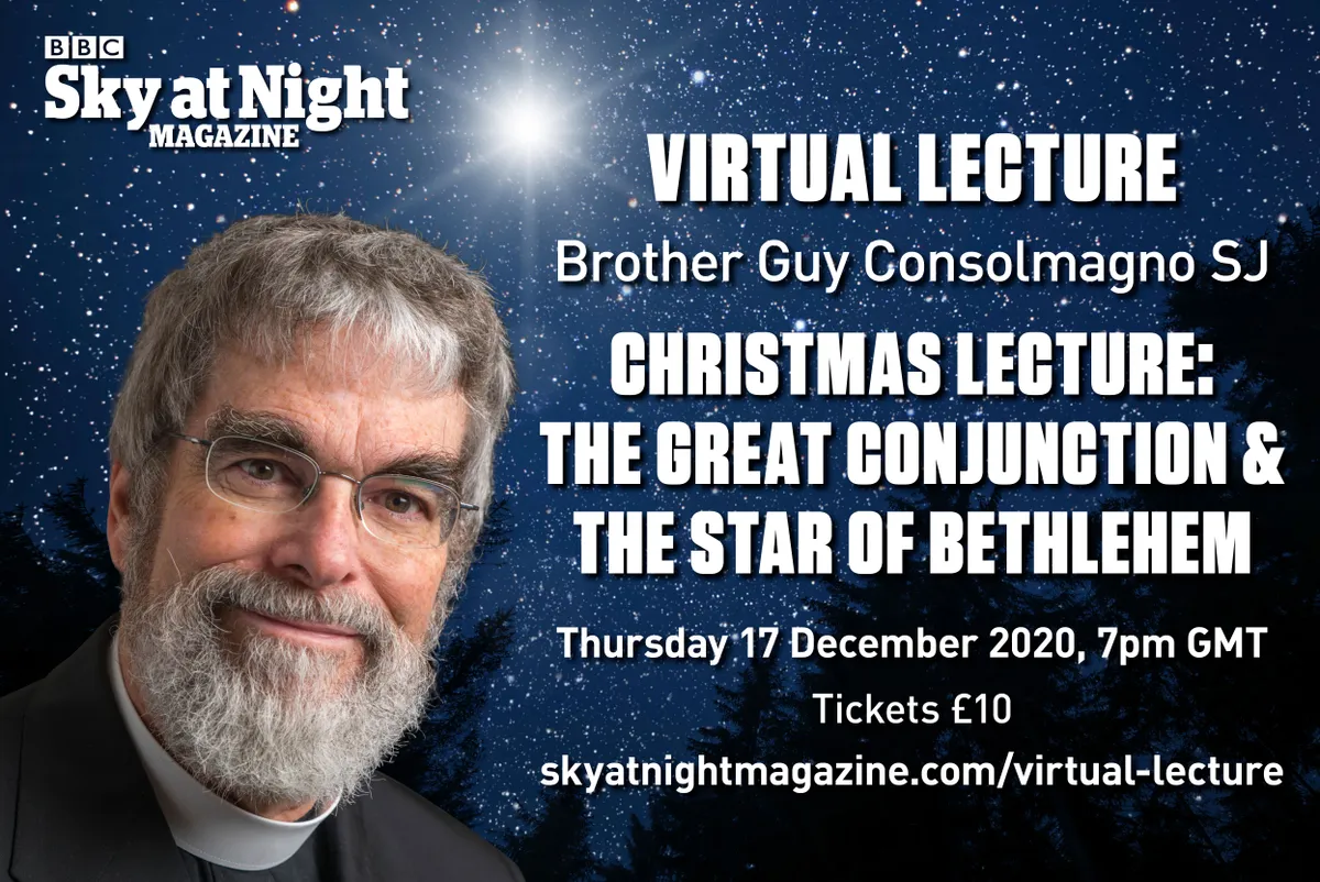 Brother Guy Consolmagno hosts BBC Sky at Night Magazine's Christmas lecture, 17 December 2020, on the Great Conjunction and the Star of Bethlehem.