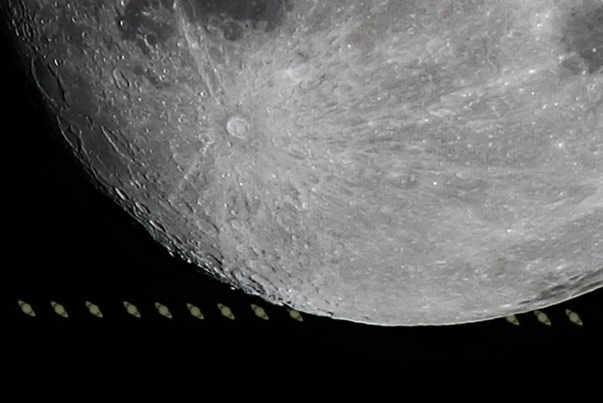 Lunar occultation of Saturn. Credit: Jamie Cooper/SSPL/Getty Images)