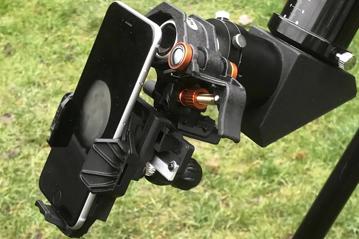 On a low budget? One of the best cameras for astrophotography could be your smartphone, when attached to a telescope eyepice.