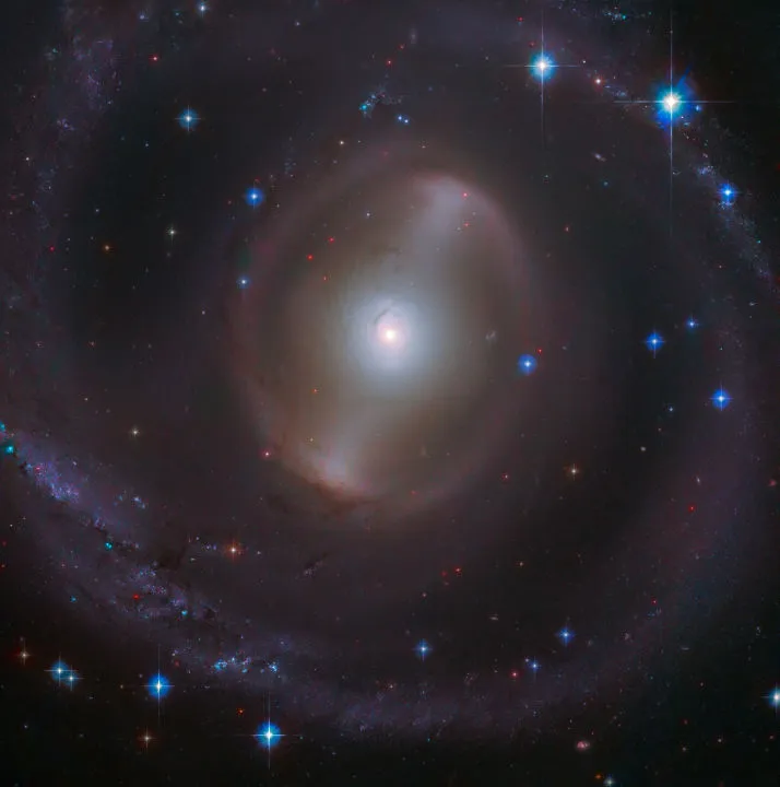 The magnificent central bar of barred spiral galaxy NGC 2217 HUBBLE SPACE TELESCOPE, 23 DECEMBER 2020 CREDIT: ESA/Hubble & NASA, J. Dalcanton. Acknowledgement: Judy Schmidt (Geckzilla)