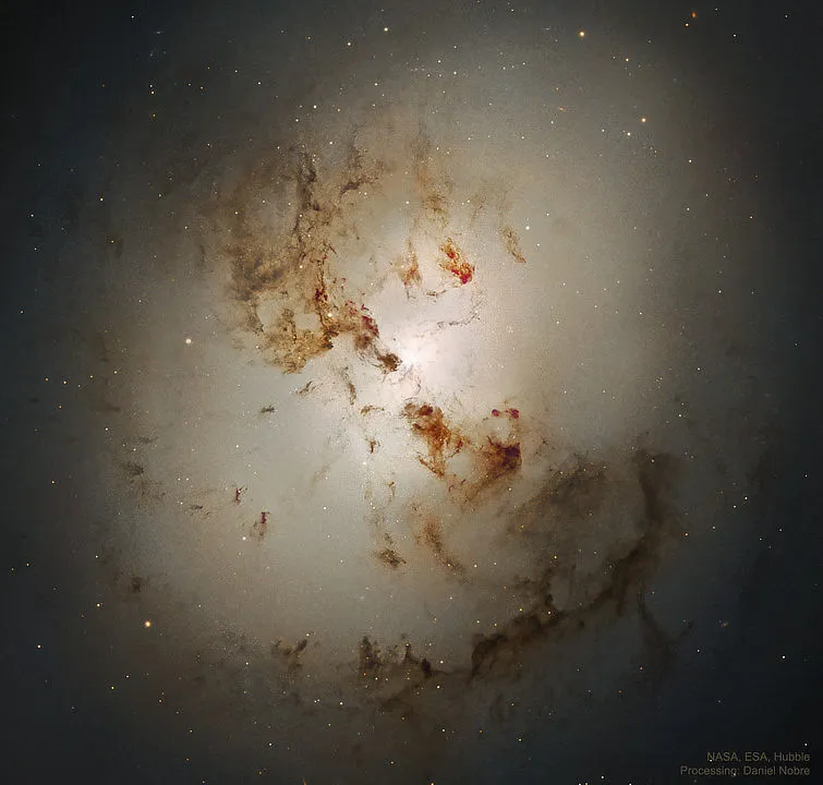 NGC 1316 HUBBLE SPACE TELESCOPE, 26 JANUARY 2021. IMAGE CREDIT: NASA, ESA, Hubble; processing & copyright: Daniel Nobre
