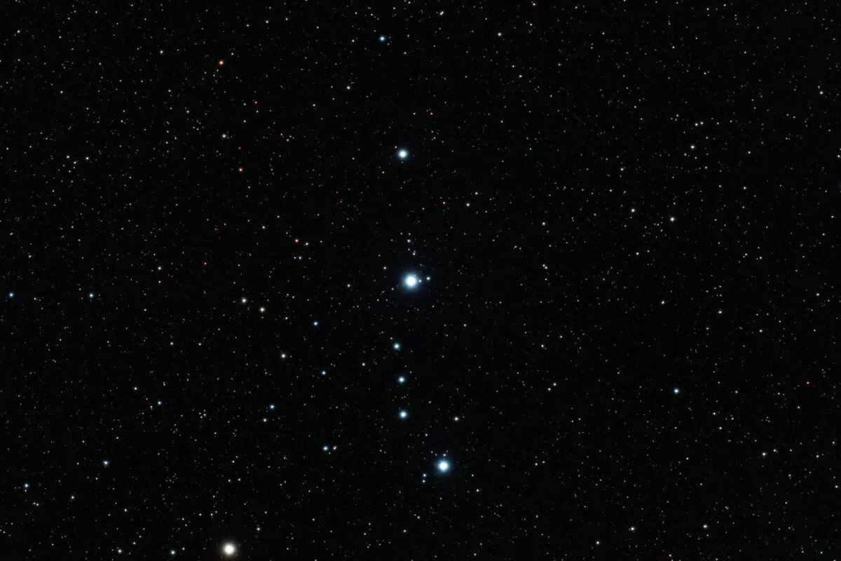 Collinder 69 is located in the Orion constellation. Credit: Yu-Hang Kuo
