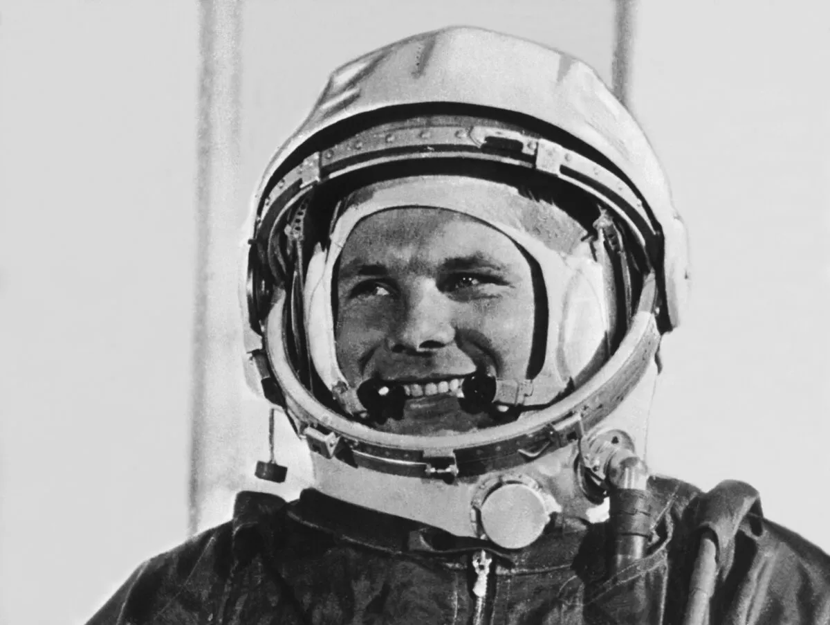 Yuri Gagarin pictured before his flight in the Sov Photo by Keystone-France/Gamma-Keystone via Getty Images.