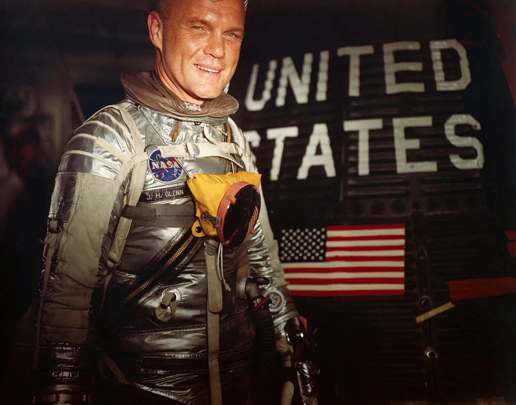 NASA Mercury astronaut John Glenn. Credit: Bettmann / Getty Images