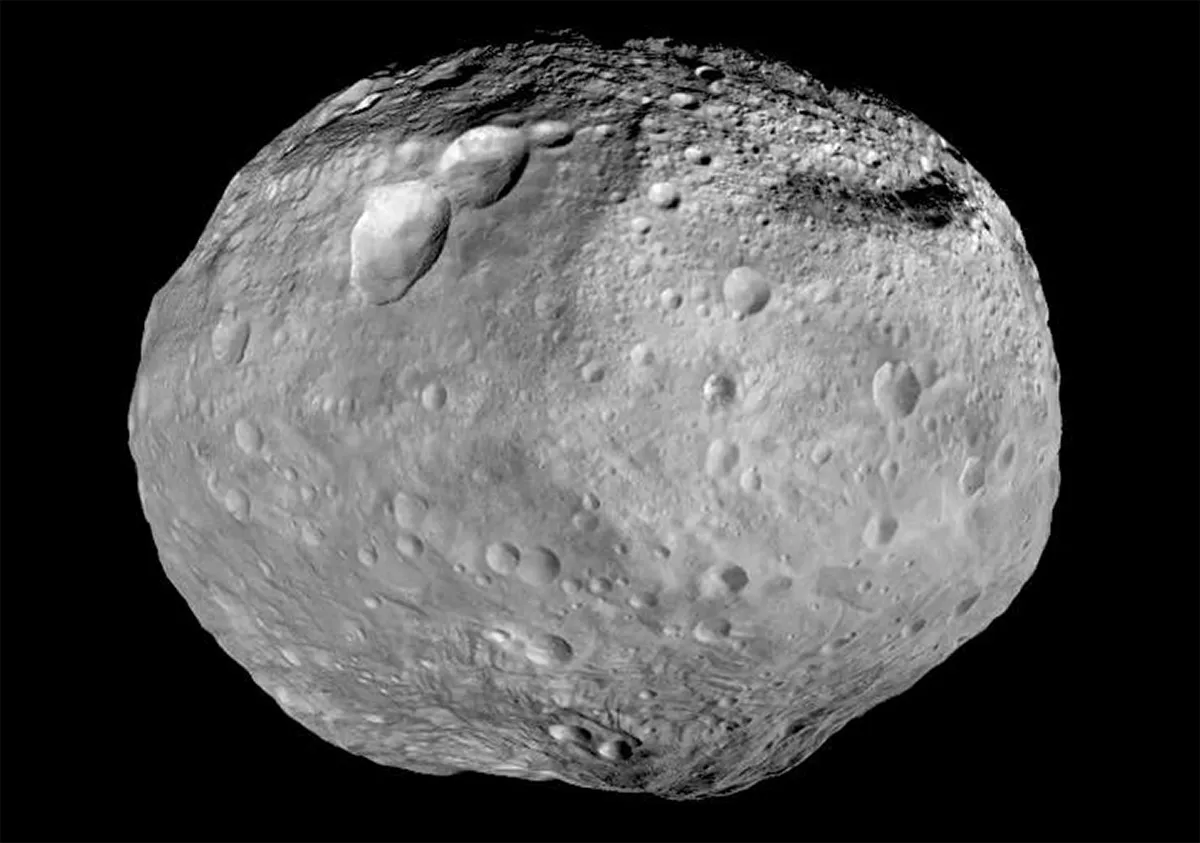 A view of Vesta seen by NASA's Dawn mission, which surveyed both it and fellow asteroid belt member Ceres. Credit: NASA/JPL-Caltech/UCLA/MPS/DLR/IDA