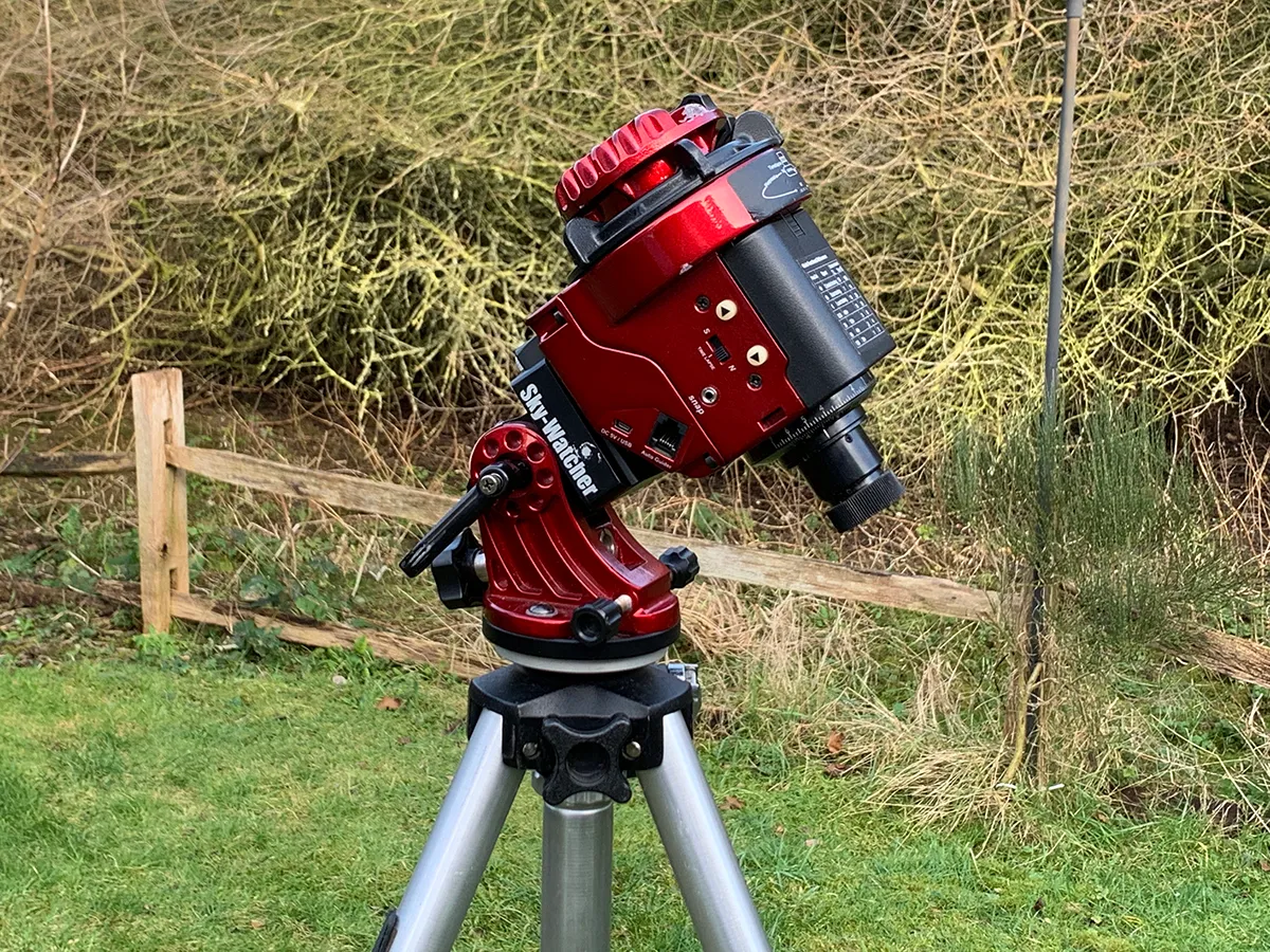 How to set up a star tracker mount.