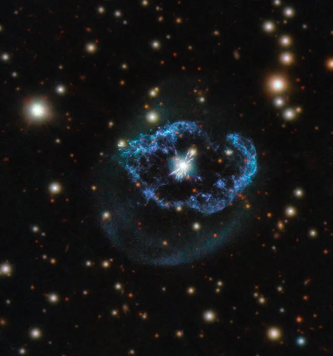 Rare born-again planetary nebula Abell 78 CREDIT: ESA/Hubble & NASA, M. Guerrero. Acknowledgement: Judy Schmidt