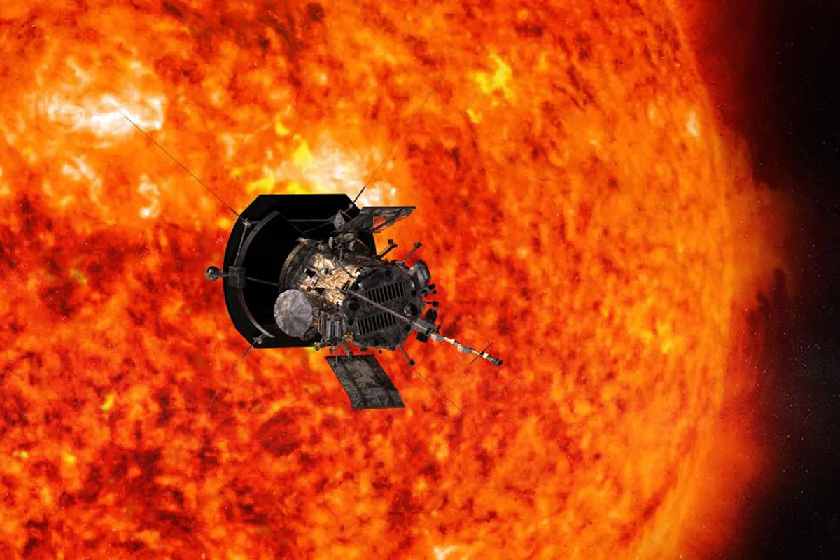 The Parker Solar Probe is one of many spacecraft studying the Sun. Credit: NASA, Johns Hopkins APL, Steve Gribben