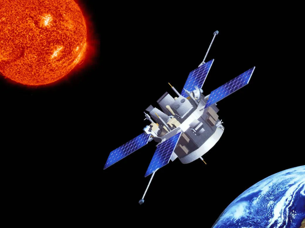 Artists rendering of NASAs ACE spacecraft. Credit: NASA
