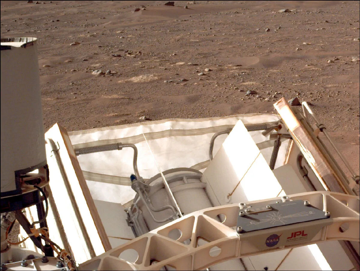Message to Martians PERSEVERANCE, 14 MAY 2021 CREDIT: NASA/JPL-Caltech