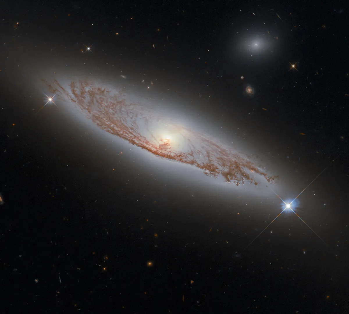 Delicate spiral galaxy NGC 5037 HUBBLE SPACE TELESCOPE, 24 MAY 2021 CREDIT: ESA/Hubble & NASA, D. Rosario. Acknowledgement: L. Shatz
