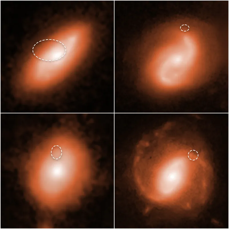 Hubble traces the location of four fast radio bursts (FRBs) to the spiral arms of four distant galaxies HUBBLE SPACE TELESCOPE, 20 MAY 2021 CREDIT: NASA, ESA, A. Mannings (UC Santa Cruz), W. Fong (Northwestern), A. Pagan (STScI)