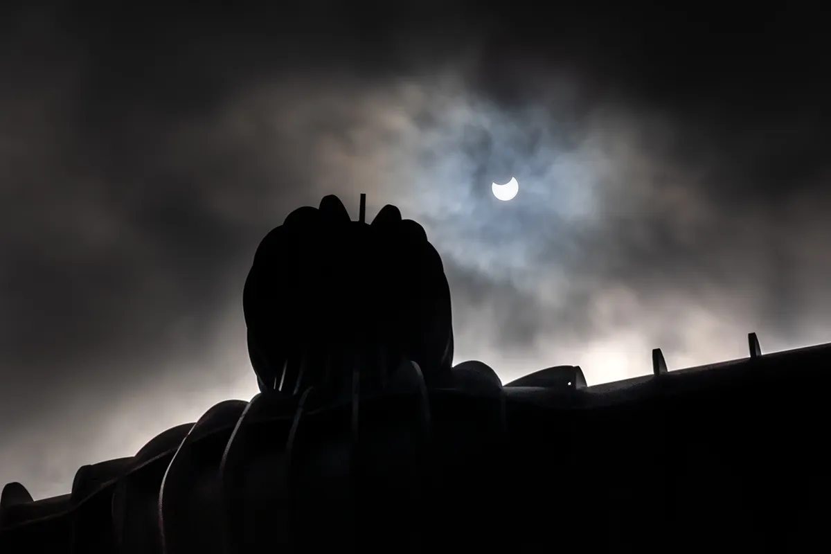 Image of the 10 June 2021 partial solar eclipse