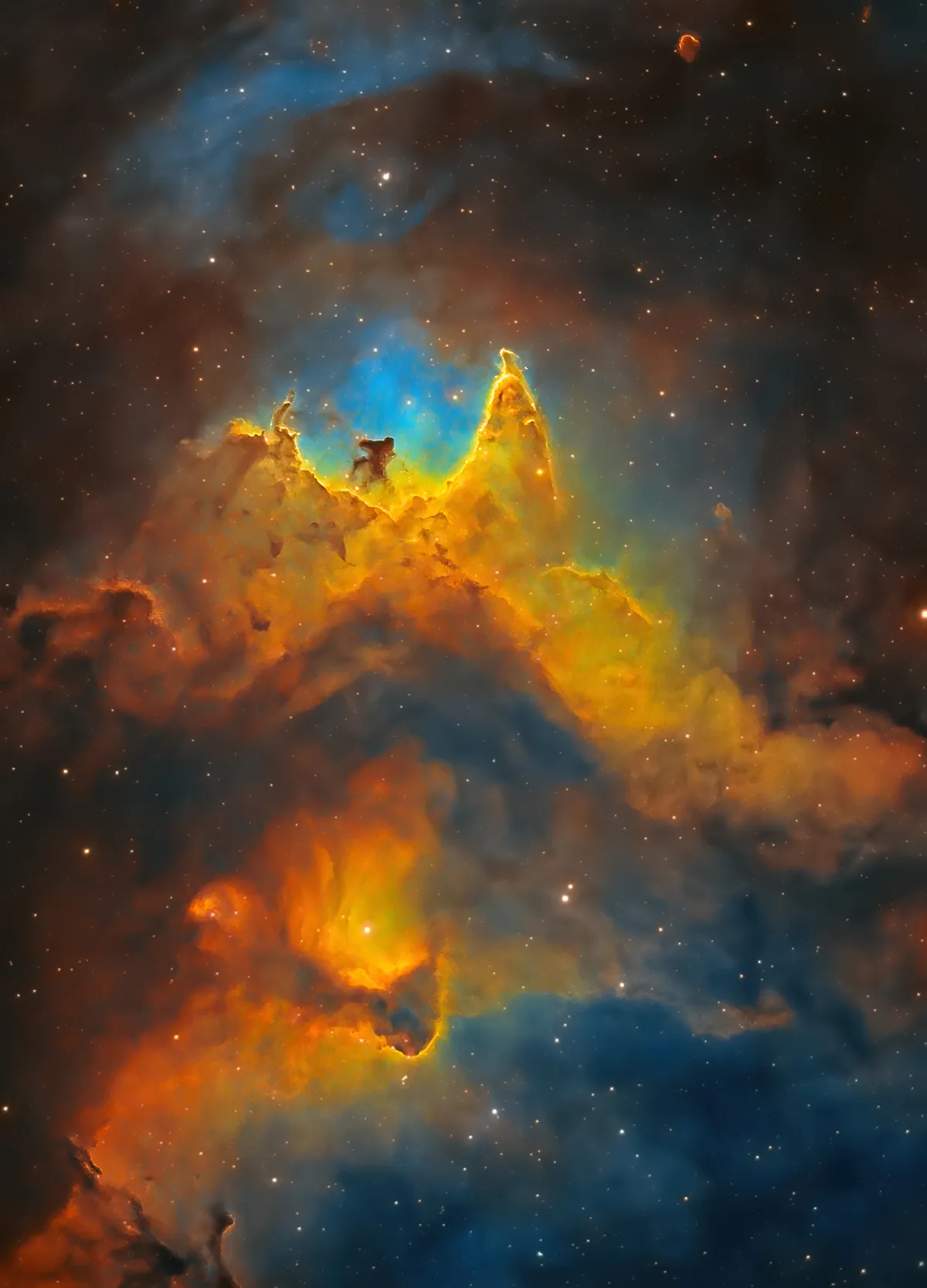 The Soul of Space (Close-up of the Soul Nebula) © Kush Chandaria (UK), aged 13, Notting Hill, London, UK, 25–27 February 2021. Equipment: Celestron NexStar Evolution 9.25