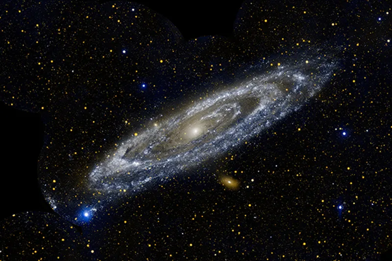 Galex image of M31, the Andromeda galaxy. Credit: NASA/JPL-Caltech