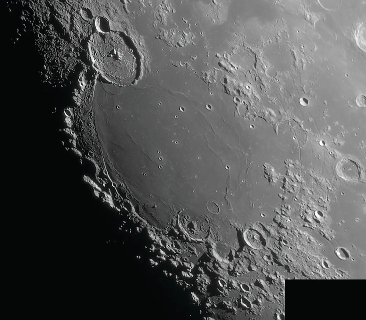 The Moon's Mare humorum. Credit: Pete Lawrence