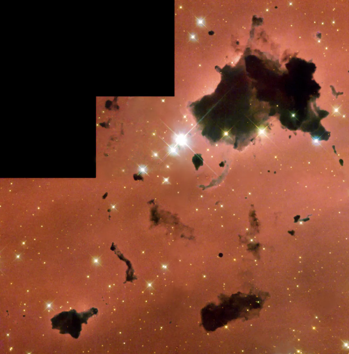 Thackeray's Globules, as seen by the Hubble Space Telescope. Credit: NASA and The Hubble Heritage Team (STScI/AURA); Acknowledgment: Bo Reipurth (University of Hawaii)