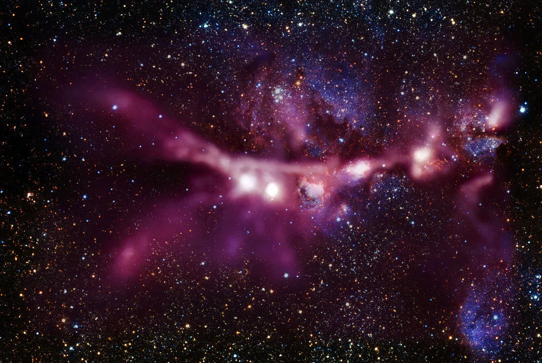 The Cat’s Paw Nebula as seen by the CONCERTO instrument as it scans for radiation emitted by ionised carbon atoms, signatures from the earliest days of the cosmos. APEX/VISTA, 6 JULY 2021 IMAGE CREDIT: ESO/J. Emerson/VISTA Acknowledgment: Cambridge Astronomical Survey Unit