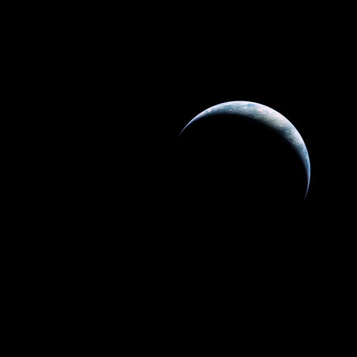 The last image of the whole Earth taken by a human being, during Apollo 17, 17 December 1972. Credit: NASA / restored by Toby Ord