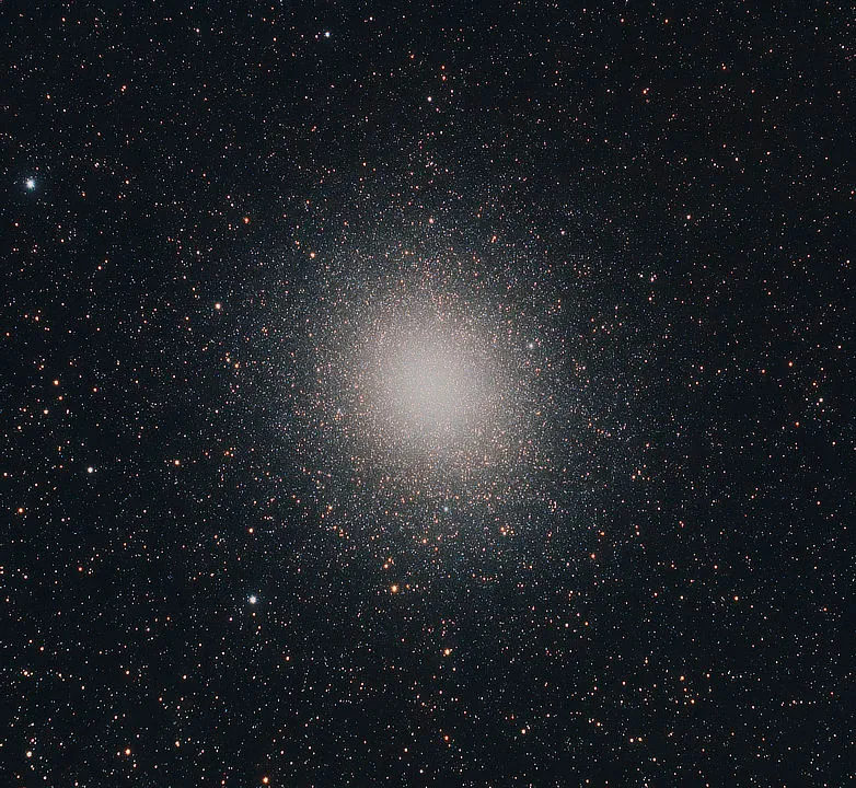 Omega Centauri (NGC 5139), Fernando Oliveira de Menezes, Campos do Jordão- SP – Brazil, 6 May 2021. Equipment: ZWO ASI6200MC camera, Sky-Watcher Esprit 150ED apo refractor, iOptron CEM60 mount